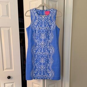 Lilly Pulitzer Blue and White Mini Dress